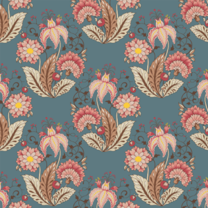 FLORAL JACOBEAN COLLECTION – Floral Petróleo