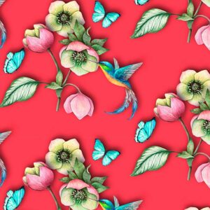 COLIBRI COLLECTION – Red Floral